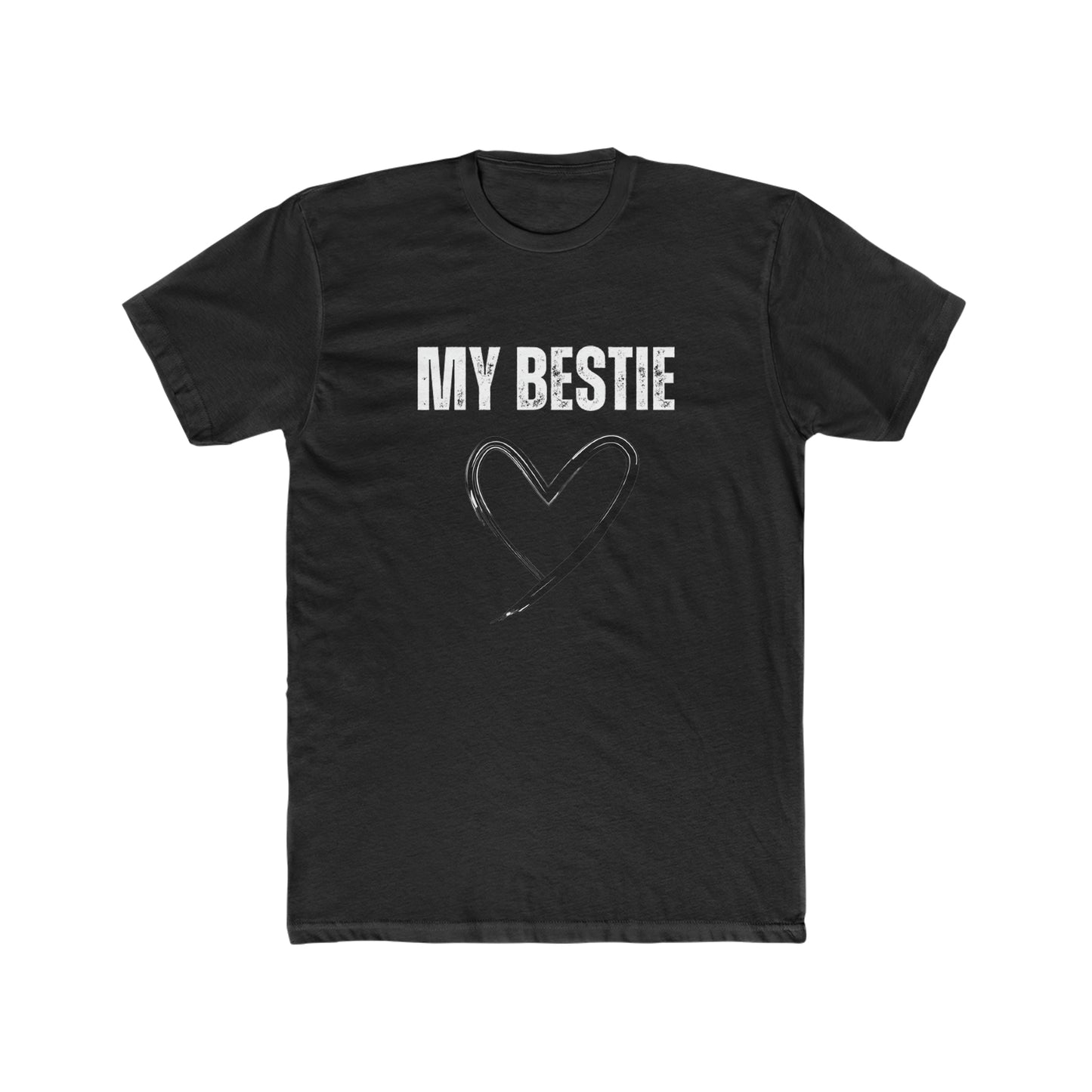 JW- "My Bestie"- Men's Cotton Crew Tee