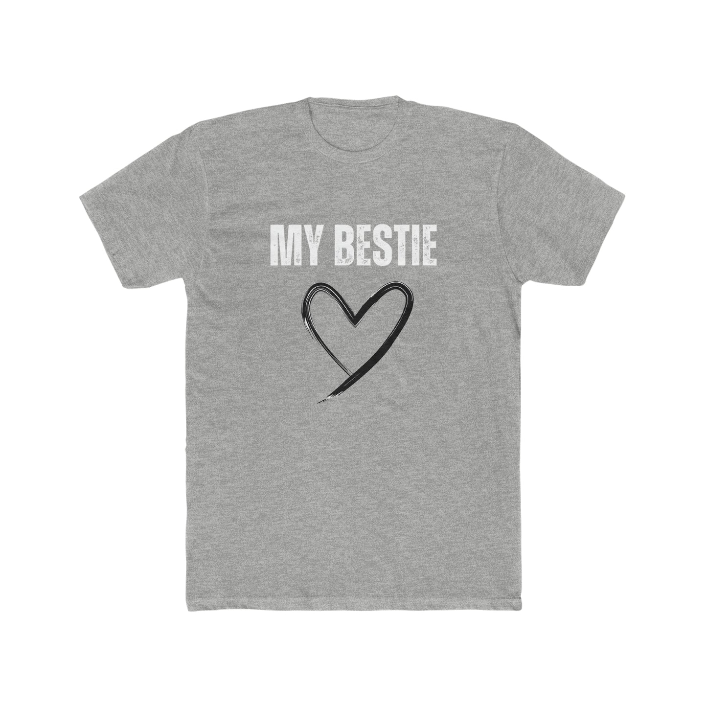 JW- "My Bestie"- Men's Cotton Crew Tee